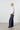 Straight pants with braid