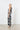 robe longue sans manche satin print