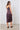 robe 3/4 satin bi matière fine bretelle
