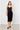 robe 3/4 satin bi matière fine bretelle