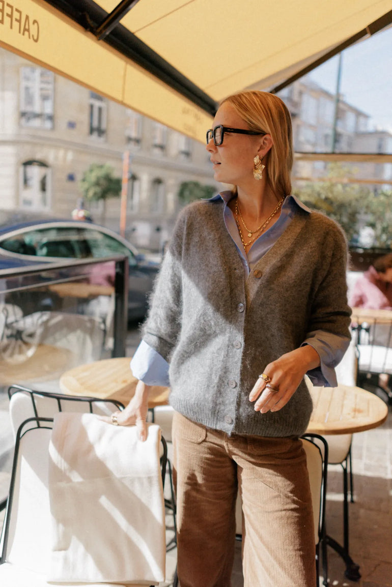 Cardigan Garance Laine, Cachemire & Soie femme - photo 6 - Love at Me