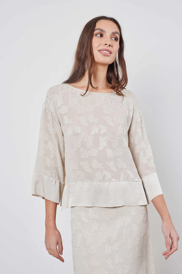 Blouse brodée