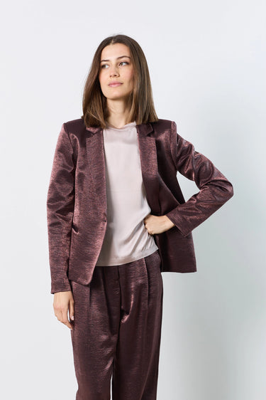 blazer 1 bouton brillant