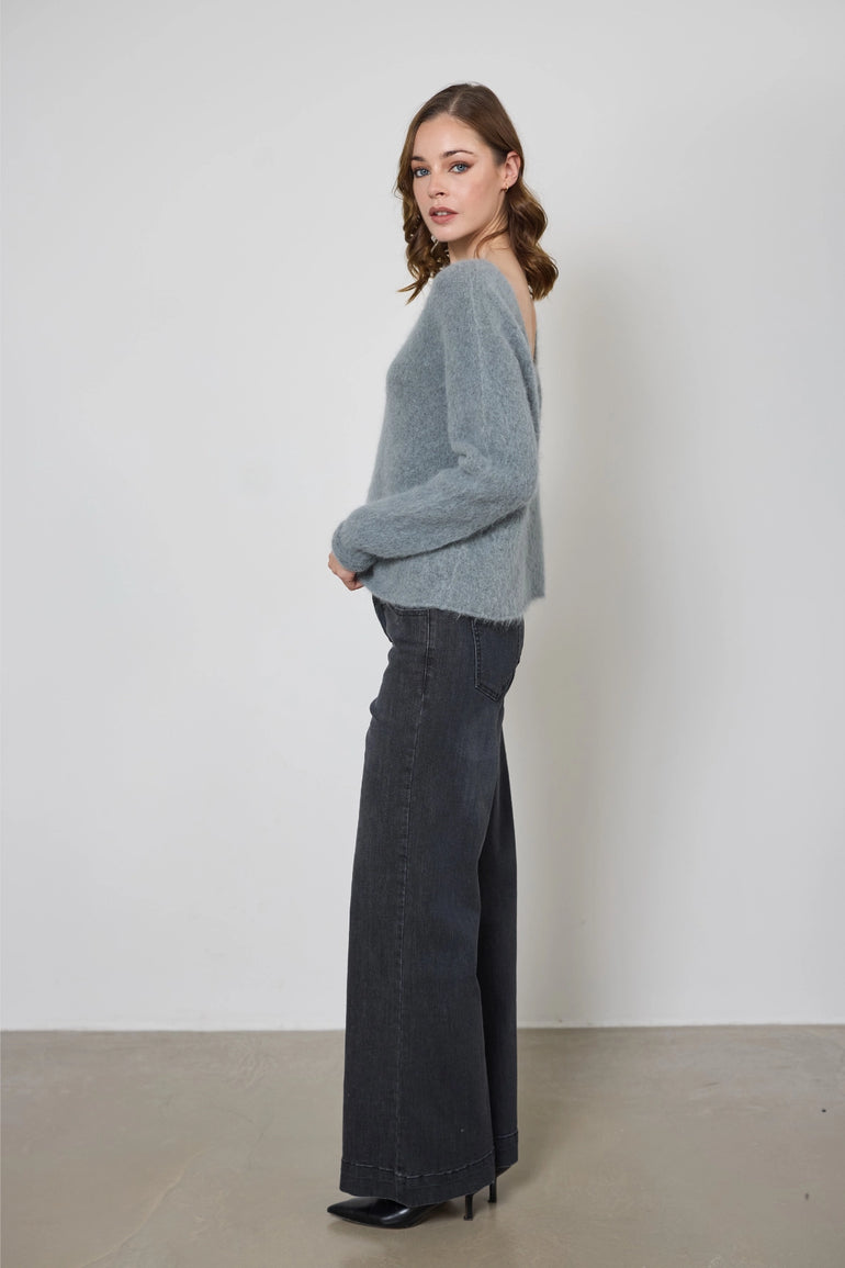 Jeans Bulgari coupe wide en coton femme - photo 7 - Love at Me