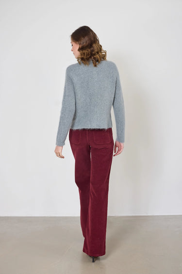 jeans plaza velours wideflare leg