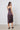 Robe midi en velours col V bretelles fines femme - photo 3 - Love at Me
