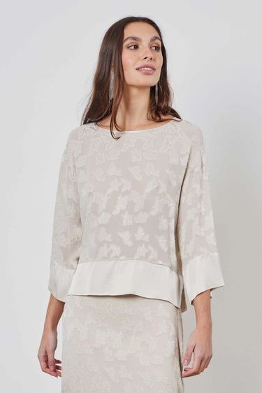 Blouse brodée