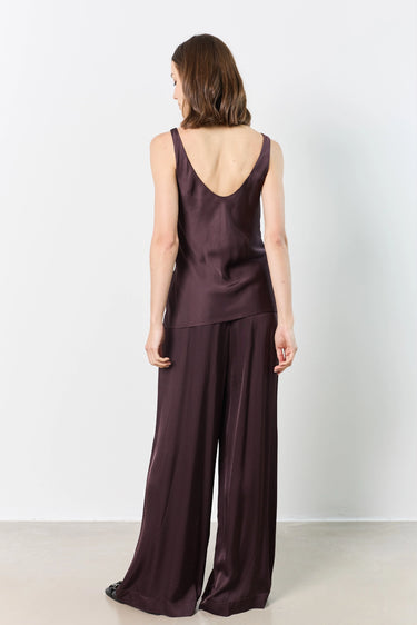 Top à bretelles en satin