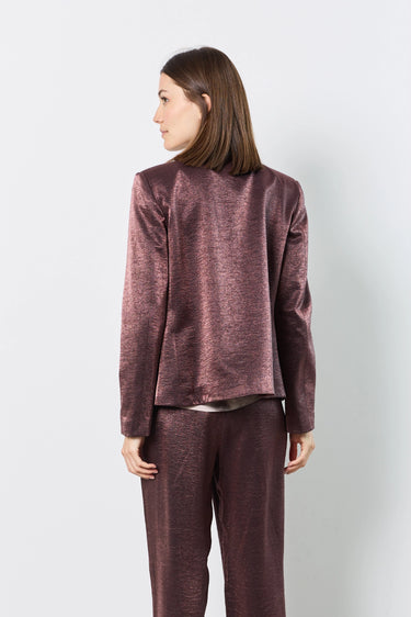 blazer 1 bouton brillant