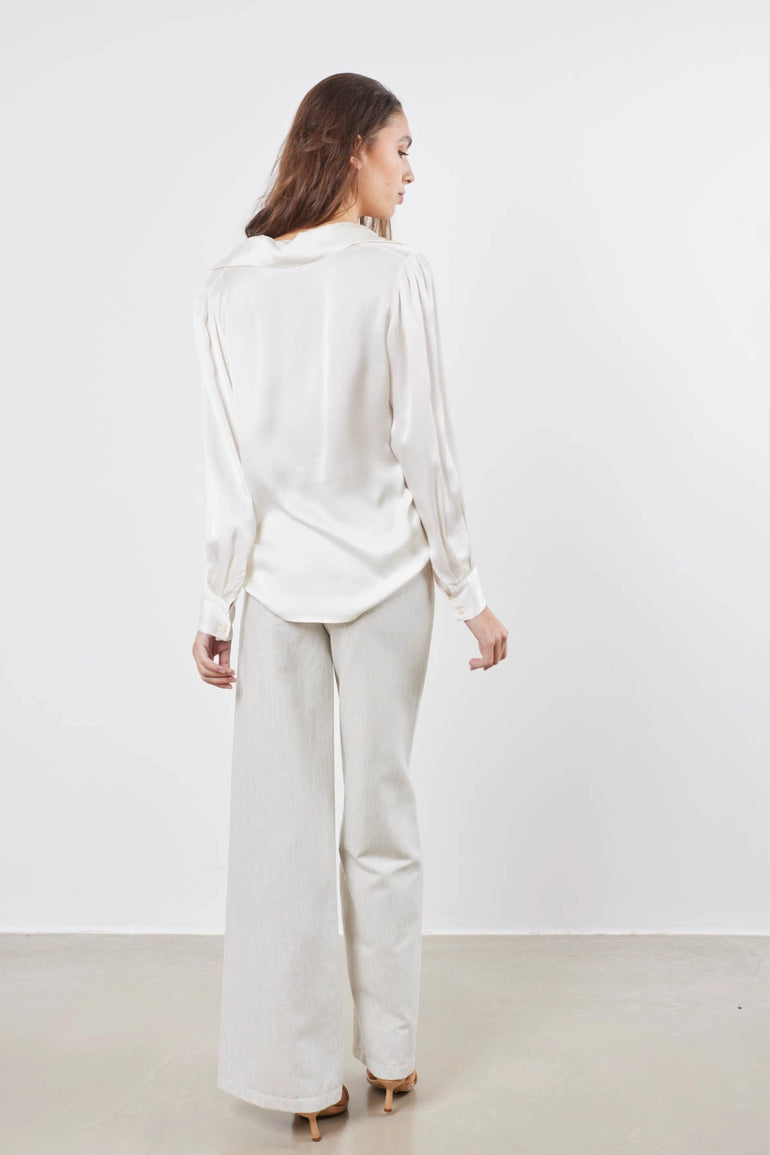 Chemise en satin manches longues femme - photo 5 - Love at Me