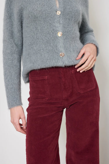 jeans plaza velours wideflare leg