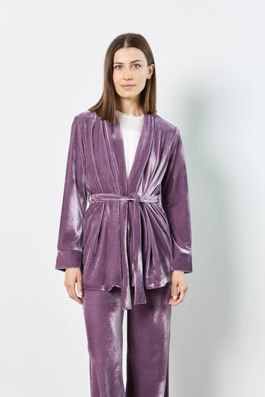 Bazer velvet belted