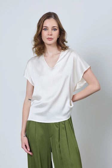 Top en satin Gabrielle