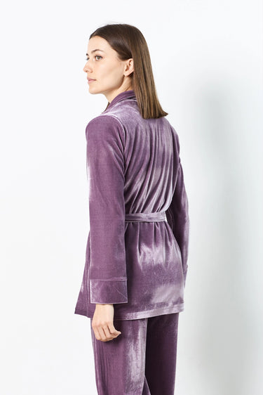 Bazer velvet belted