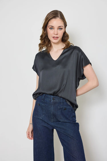 Top en satin Gabrielle