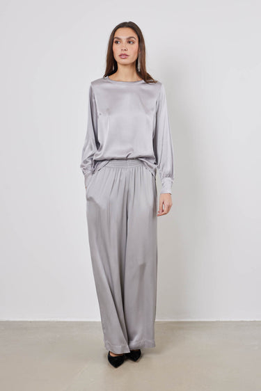 Blouse manches longues col rond