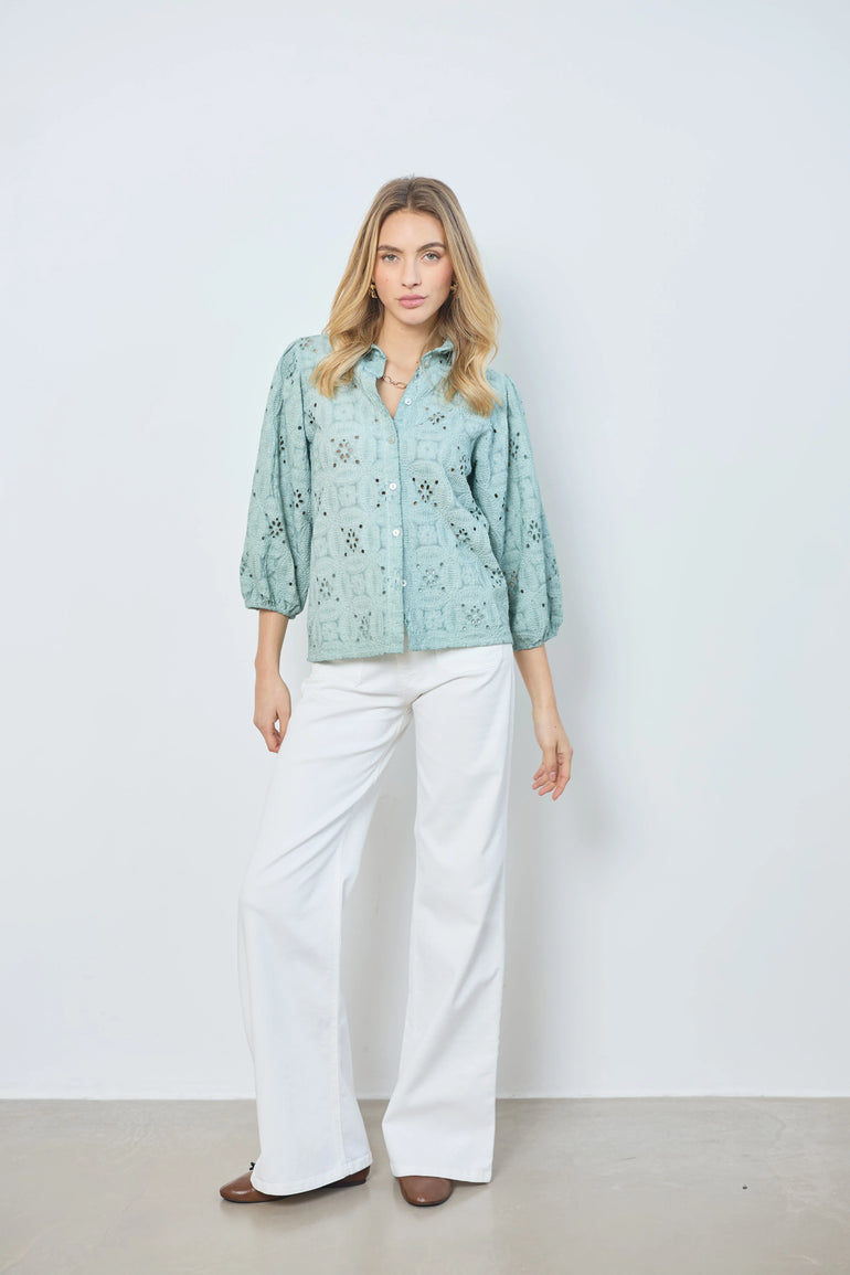 Chemise en coton manches longues femme - photo 12 - Love at Me