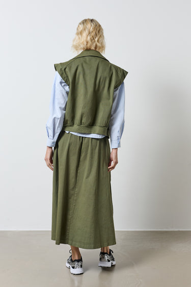 Veste sans manches  100% coton