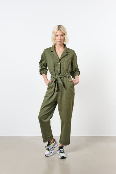 Combinaison 100% coton Ceinturée