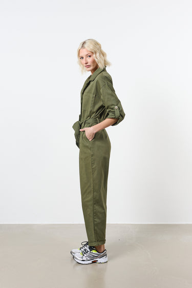 Combinaison 100% coton Ceinturée