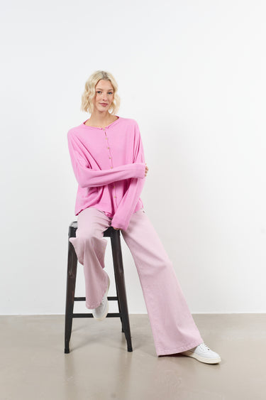 Gilet manches longues à boutons