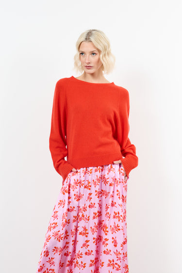 Pull col rond manches longues