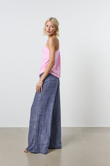 Pantalon droit en lin