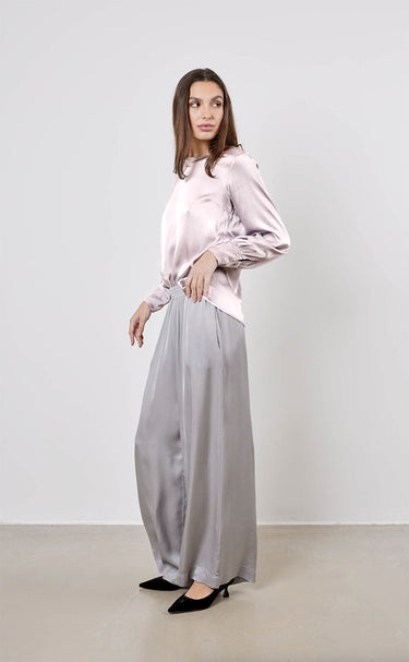 Blouse manches longues col rond