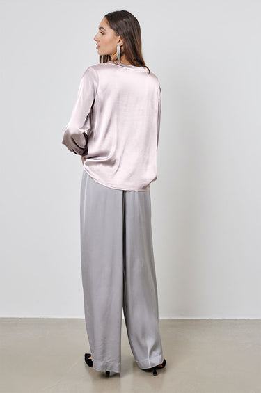 Blouse manches longues col rond