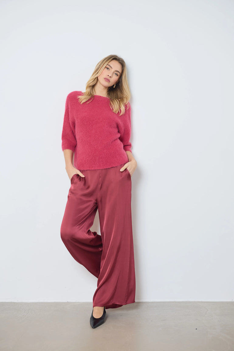 Pull en alpaga col V femme - photo 2 - Love at Me