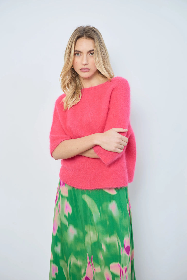 Pull en alpaga col V femme - photo 17 - Love at Me