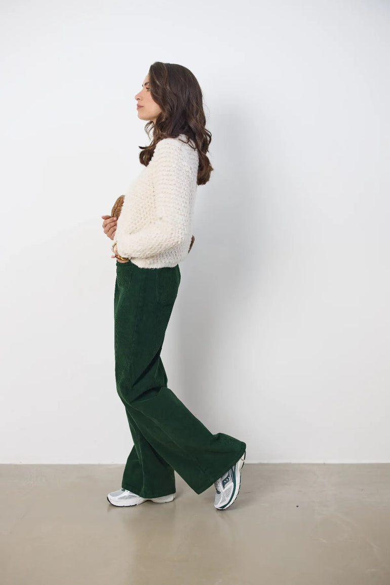 jeans plaza velours wideflare leg