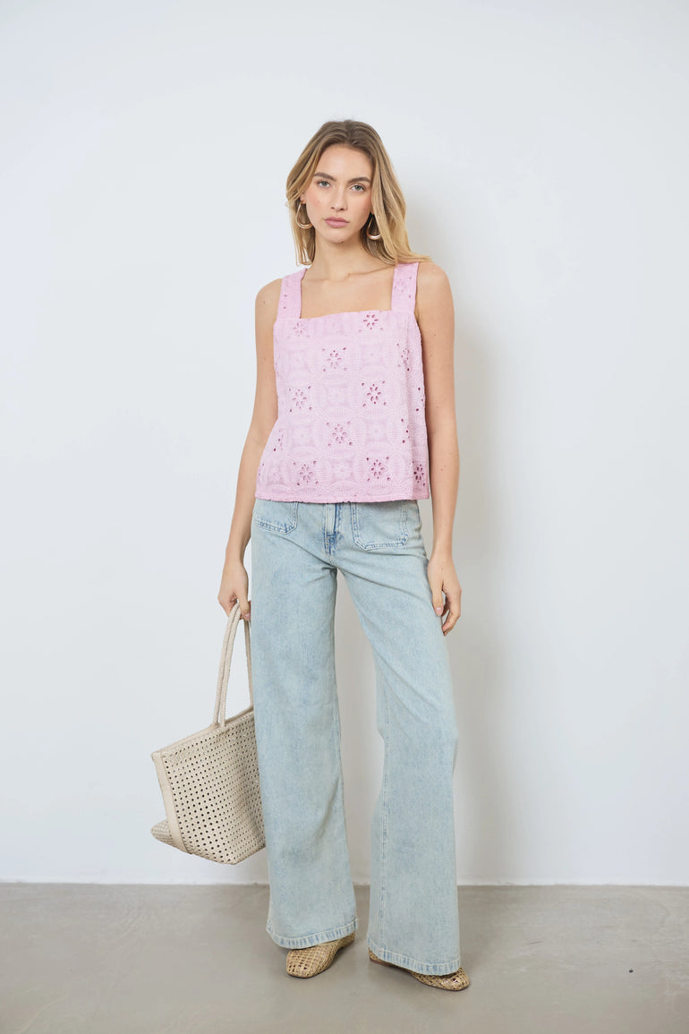 Top en coton col V sans manches femme - photo 8 - Love at Me