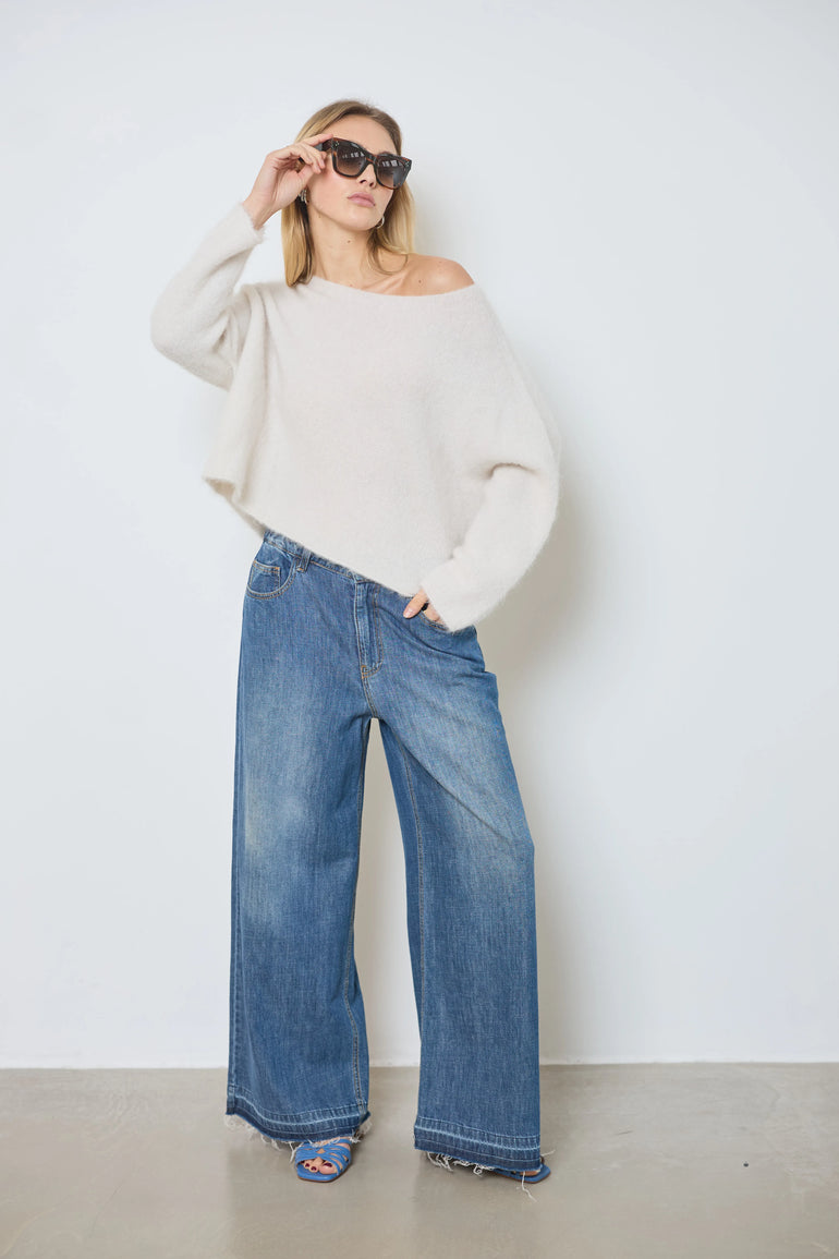 Pull en alpaga col rond femme - photo 9 - Love at Me
