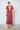 Robe midi en lin col V manches courtes femme - photo 3 - Love at Me
