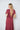 Robe midi en lin col V manches courtes femme - photo 5 - Love at Me
