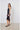 robe 3/4 satin bi matière fine bretelle