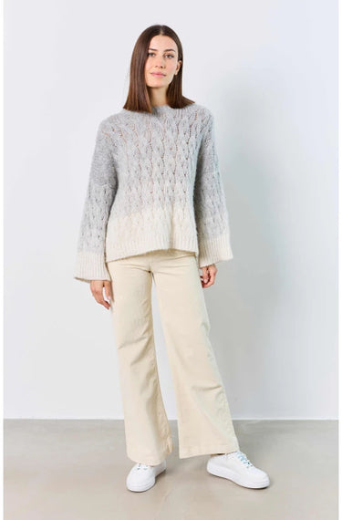 Pull oversize bi color