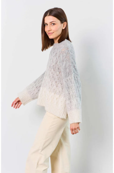 Pull oversize bi color